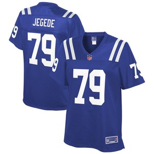 Jegs Jegede Indianapolis Colts Nfl Pro Line Womens Player Jersey - Royal