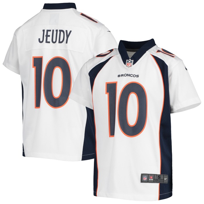 Jerry Jeudy Denver Broncos Game Jersey - White Nfl