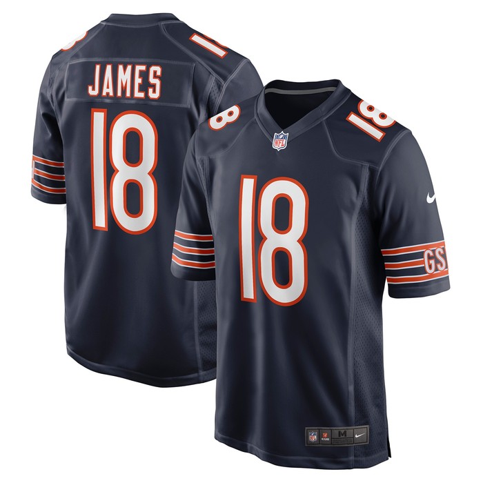 Jesse James Chicago Bears Game Jersey - Navy Nfl