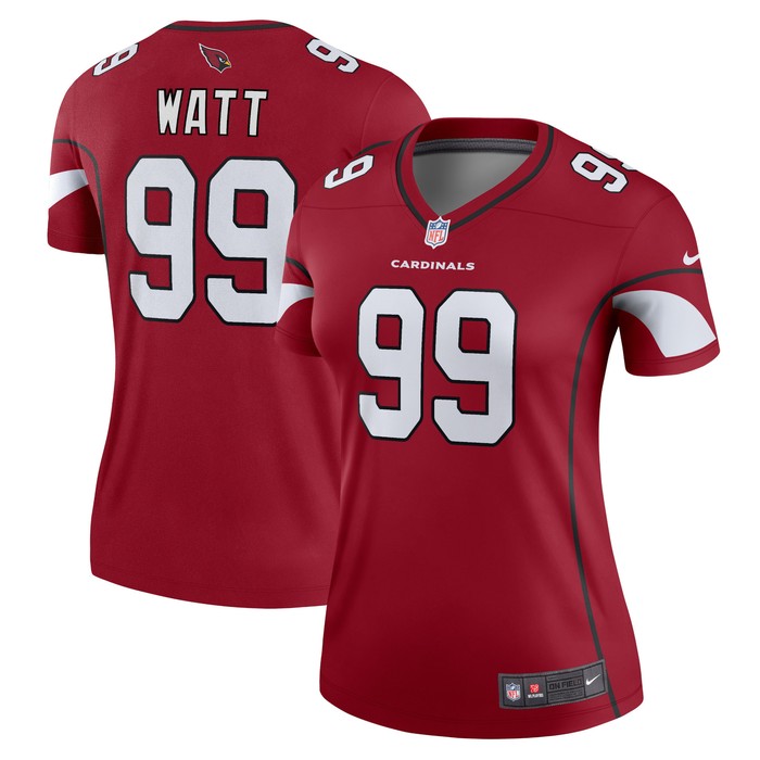 Jj Watt Arizona Cardinals Womens Legend Jersey Cardinal Nfl