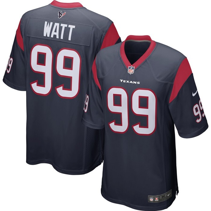 J.j. Watt Houston Texans Nike Player Game Jersey - Navy