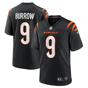 Joe Burrow Cincinnati Bengals Player Game Jersey - Black Nfl