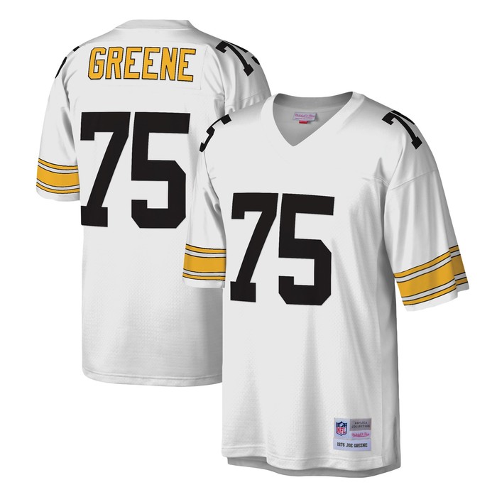 Joe Greene Pittsburgh Steelers Mitchell & Ness Legacy Replica Jersey - White Nfl - Cocomos