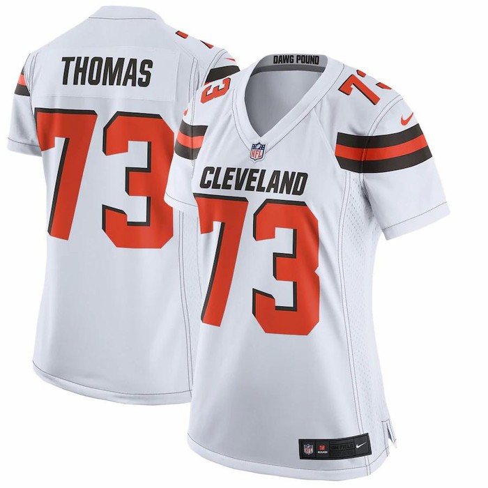 Joe Thomas Cleveland Browns Nike Womens Game Jersey - White