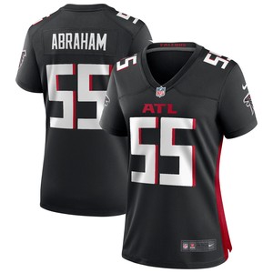 John Abraham Atlanta Falcons Womens Game Retired Player Jersey - Black Nfl