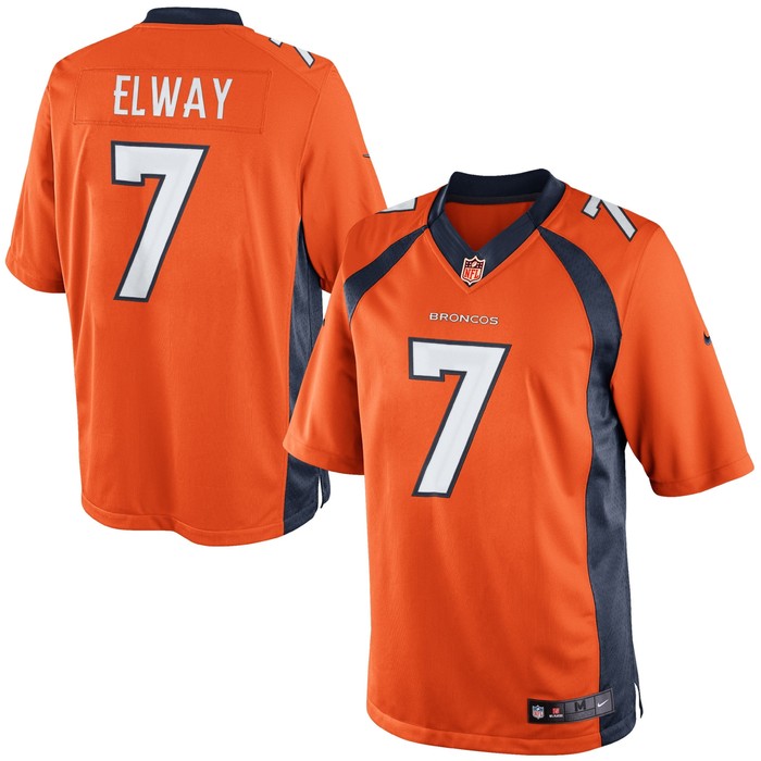 John Elway Denver Broncos Retired Player Limited Jersey - Orange Nfl