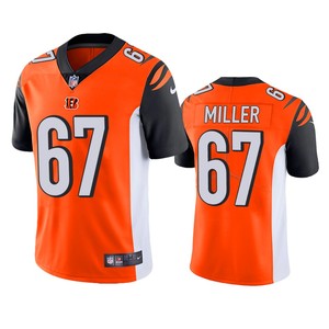 John Miller Cincinnati Bengals Orange Vapor Limited Jersey