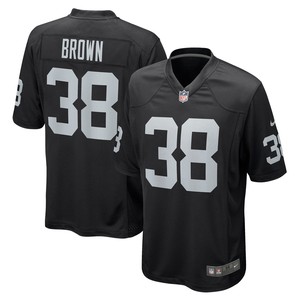 Jordan Brown Las Vegas Raiders Game Jersey - Black Nfl