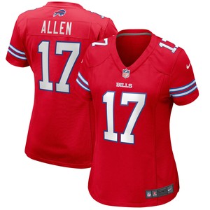 Josh Allen Buffalo Bills Womens Alternate Game Player Jersey Red Nfl