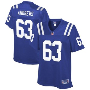 Josh Andrews Indianapolis Colts Nfl Pro Line Womens Player Jersey - Royal