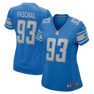 Josh Paschal Detroit Lions Womens Player Game Jersey - Blue Nfl - Cocomos