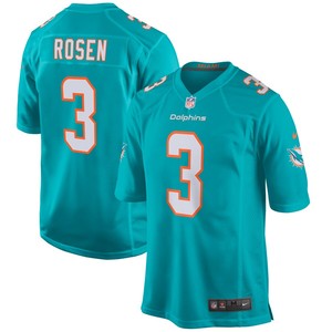 Josh Rosen Miami Dolphins Nike Game Jersey - Aqua