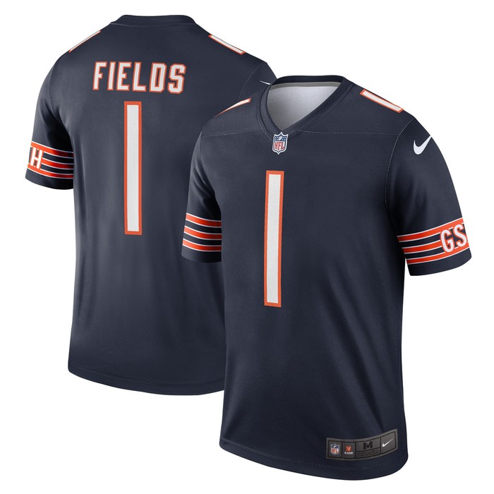 Justin Fields Chicago Bears Legend Jersey - Navy Nfl