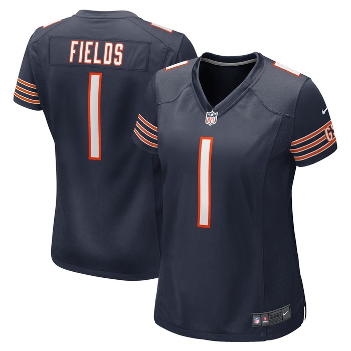 Justin Fields Chicago Bears Womens Player Game Jersey - Navy Nfl