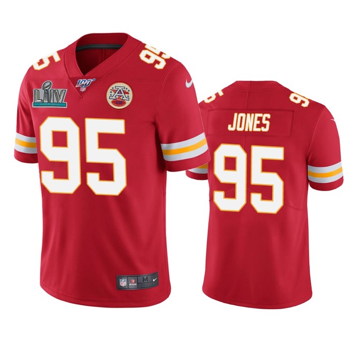 Kansas City Chiefs Chris Jones Red Super Bowl Liv Vapor Limited Jersey - Cocomos