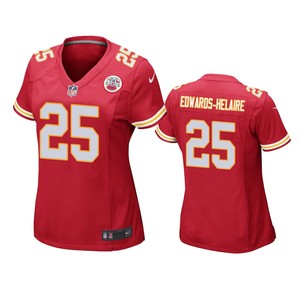 Kansas City Chiefs Clyde Edwards-helaire Red 2020 Nfl Draft Game Jersey