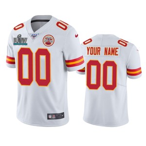 Kansas City Chiefs Custom White Super Bowl Liv Vapor Limited Jersey - Cocomos