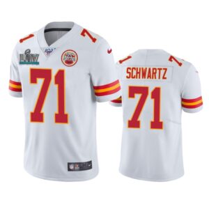 Kansas City Chiefs Mitchell Schwartz White Super Bowl Liv Vapor Limited Jersey - Cocomos