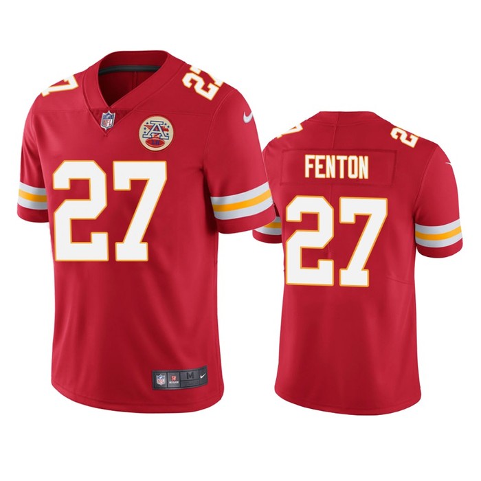 Kansas City Chiefs Rashad Fenton Red Vapor Limited Jersey