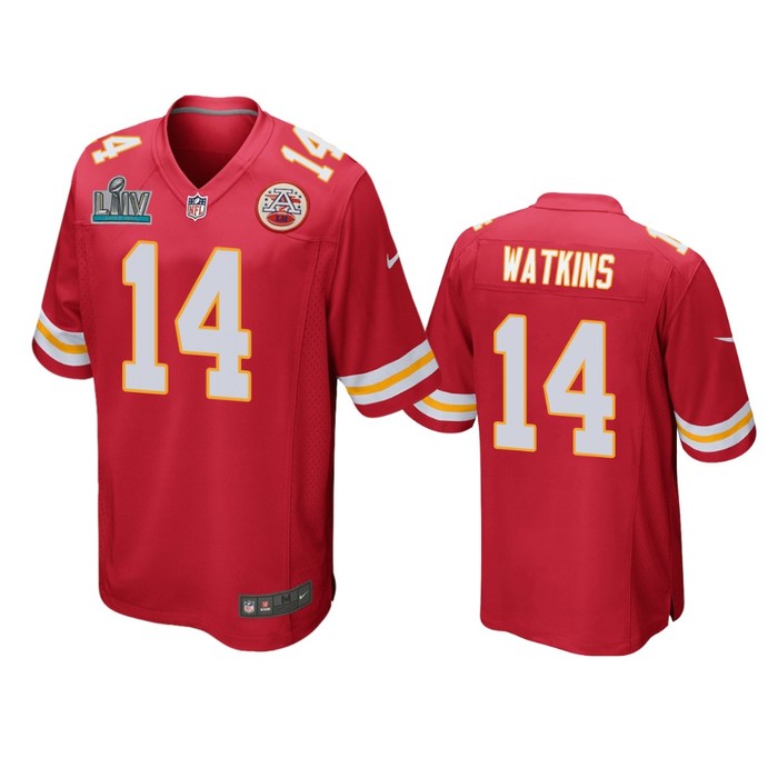 Kansas City Chiefs Sammy Watkins Red Super Bowl Liv Game Jersey