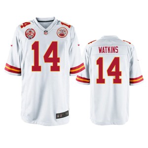 Kansas City Chiefs Sammy Watkins White 60th Anniversary Game Jersey