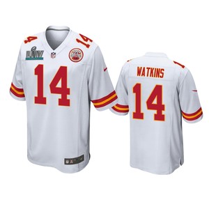 Kansas City Chiefs Sammy Watkins White Super Bowl Liv Game Jersey