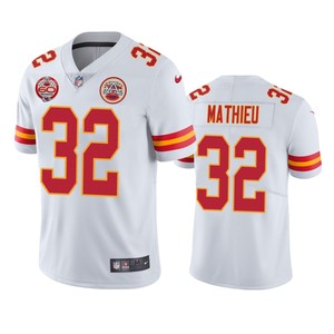 Kansas City Chiefs Tyrann Mathieu White 60th Anniversary Vapor Limited Jersey