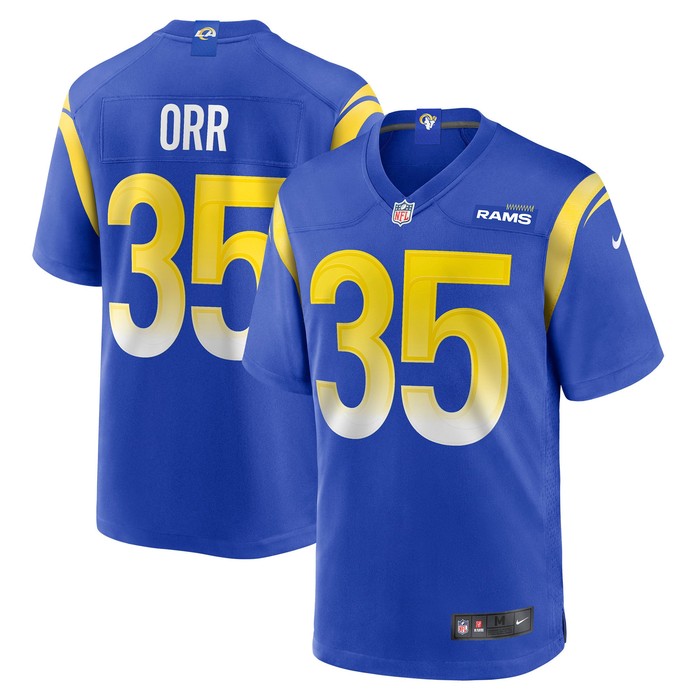 Kareem Orr Los Angeles Rams Player Game Jersey - Royal Nfl - Cocomos