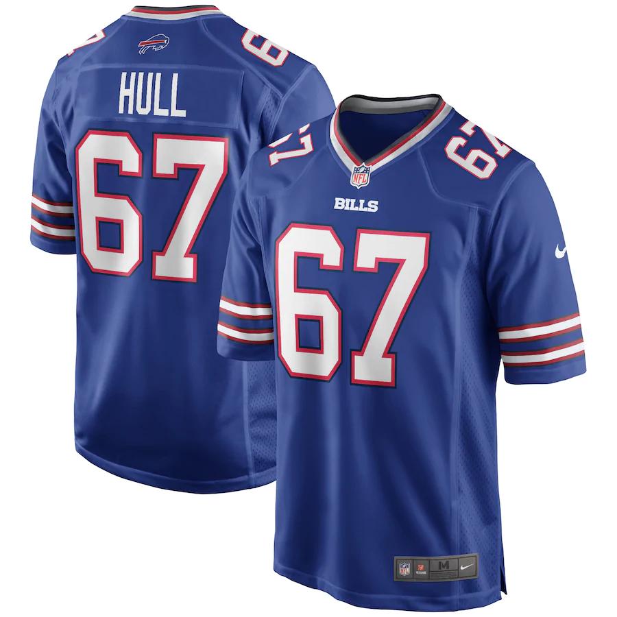 Kent Hull Buffalo Bills Nike Game Retired Player Jersey - Royal - Cocomos