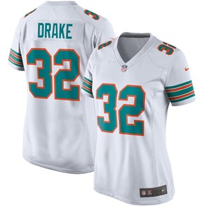 Kenyan Drake Miami Dolphins Nike Womens Throwback Game Jersey - White