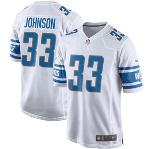 Kerryon Johnson Detroit Lions Nike Game Jersey - White