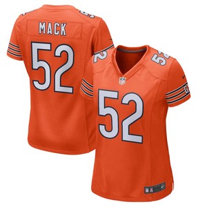 Khalil Mack Chicago Bears Nike Womens Game Jersey - Orange