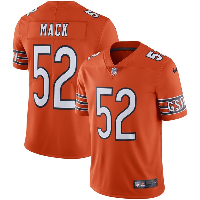 Khalil Mack Chicago Bears Vapor Limited Jersey Orange Nfl