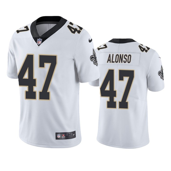 Kiko Alonso New Orleans Saints White Vapor Limited Jersey