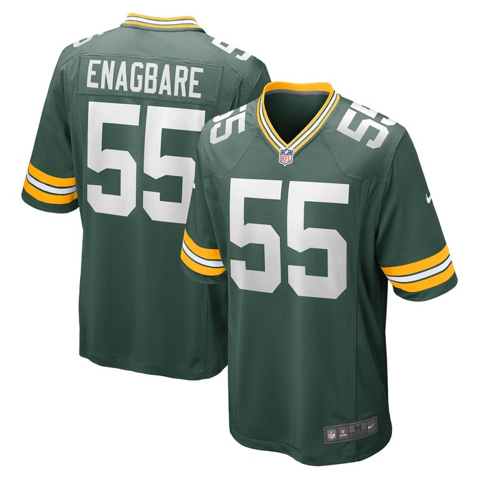 Kingsley Enagbare Green Bay Packers Game Player Jersey - Green Nfl