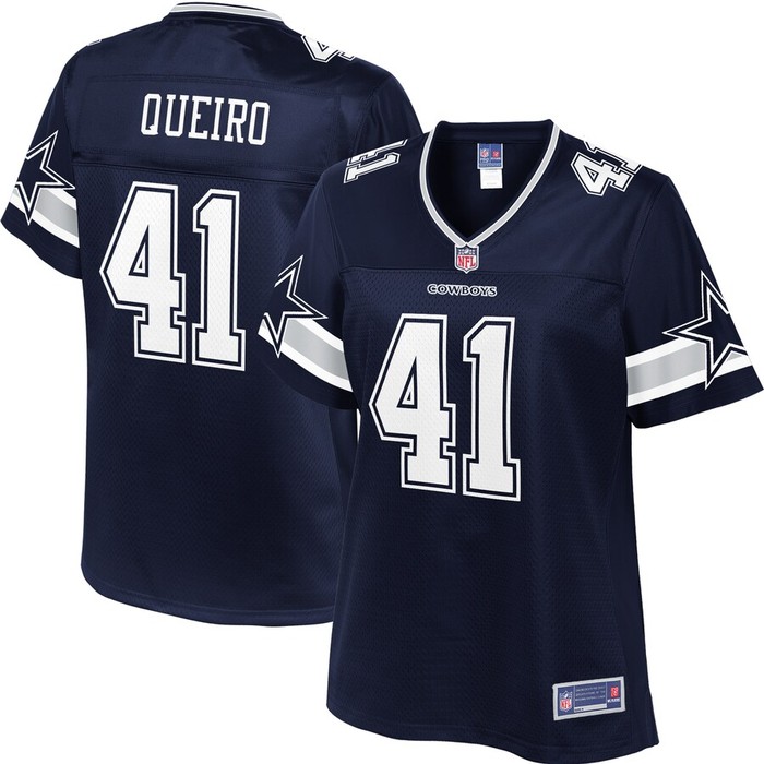 Kyle Queiro Dallas Cowboys Nfl Pro Line Womens Player Jersey - Navy