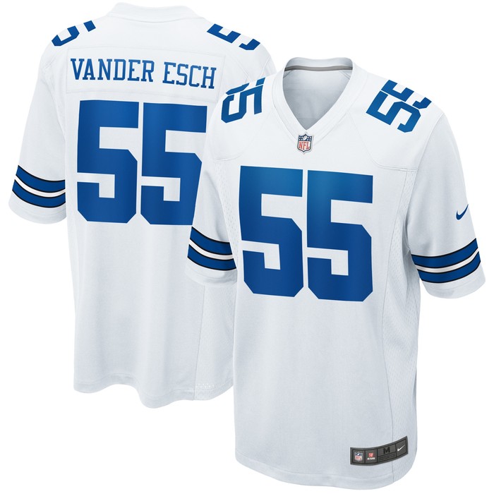 Leighton Vander Esch Dallas Cowboys Game Jersey - White Nfl