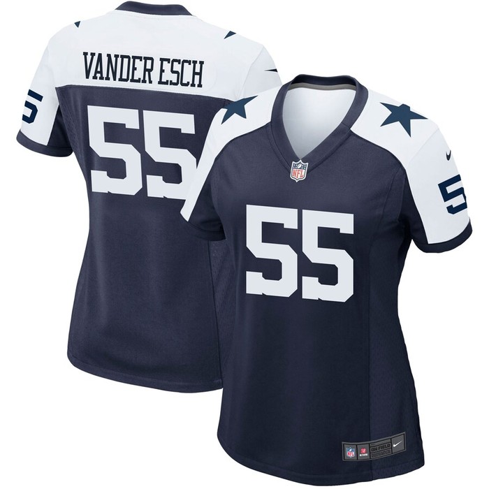 Leighton Vander Esch Dallas Cowboys Nike Womens Alternate Game Jersey - Navy - Cocomos