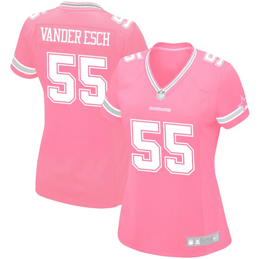 Leighton Vander Esch Dallas Cowboys Nike Womens Game Jersey - Pink - Cocomos