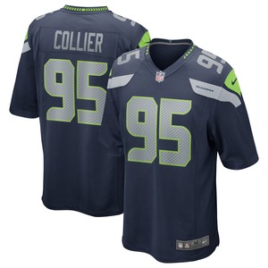 L.j. Collier Seattle Seahawks Game Player Jersey - College Navy Nfl - Cocomos