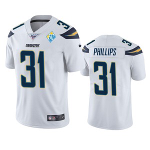 Los Angeles Chargers Adrian Phillips White 60th Anniversary Vapor Limited Jersey