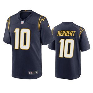 Los Angeles Chargers Justin Herbert Navy 2020 Nfl Draft Alternate Game Jersey