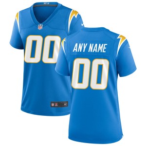 Los Angeles Chargers Womens Custom Game Jersey Powder Blue Custom Jerseys Nfl