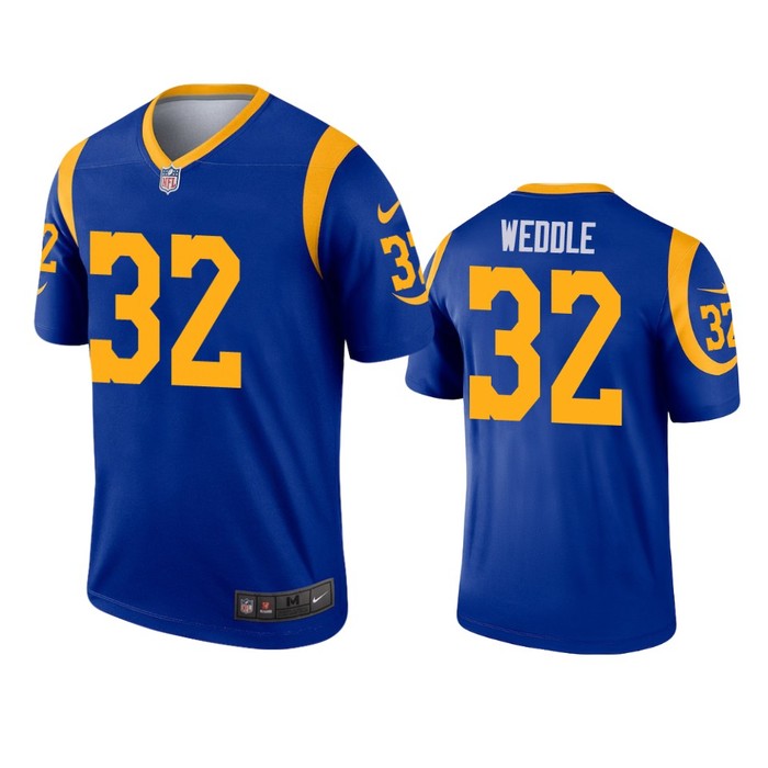 Los Angeles Rams Eric Weddle Royal Legend Jersey - Cocomos