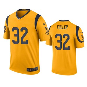 Los Angeles Rams Jordan Fuller Gold Color Rush Legend Jersey