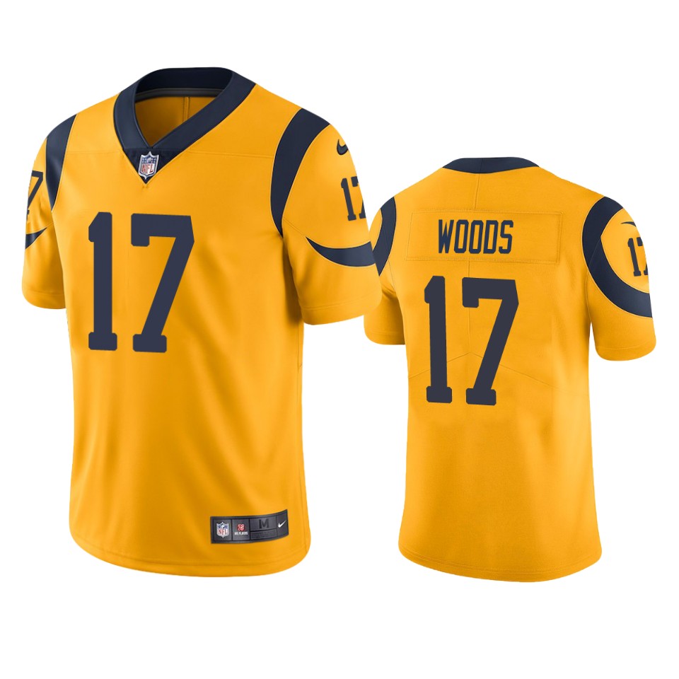 Los Angeles Rams Robert Woods Gold Nike Color Rush Limited Jersey - Cocomos