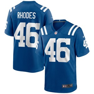 Luke Rhodes Indianapolis Colts Game Jersey - Royal Nfl