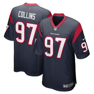 Maliek Collins Houston Texans Game Jersey - Navy Nfl - Cocomos