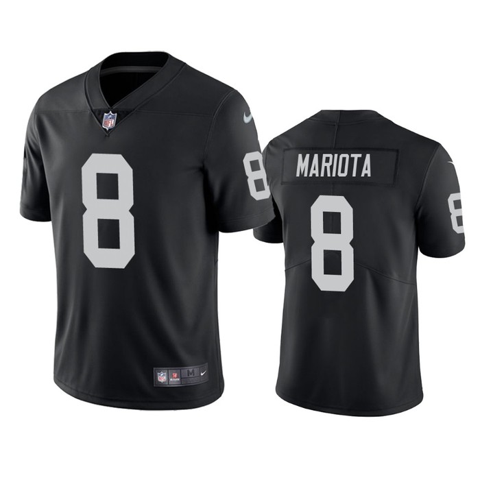 Marcus Mariota Las Vegas Raiders Black Vapor Limited Jersey