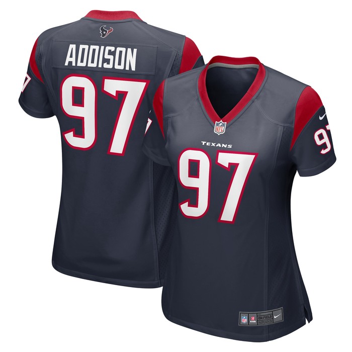 Mario Addison Houston Texans Womens Player Game Jersey - Navy Nfl